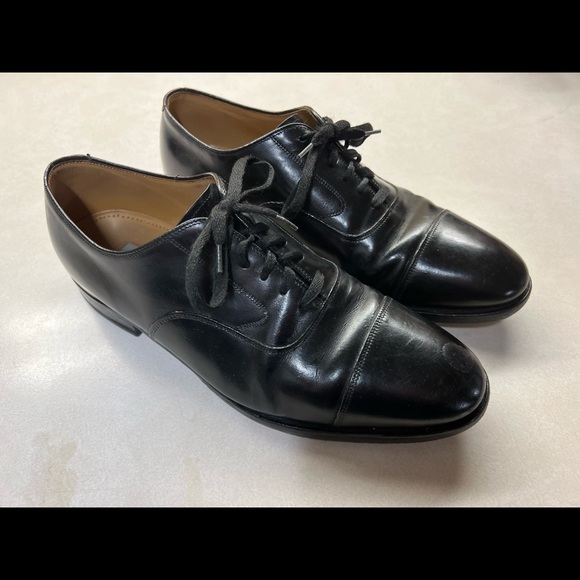 Johnston \u0026 Murphy Shoes | Johnston \u0026 Murphy Cap Toe Oxford Shoes Men's Size 10.5 Black 24-93110 | Color: Black | Size: 10.5 | Pm-34916895's Closet
